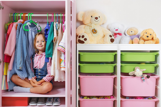 Come organizzare l'armadio dei tuoi bambini