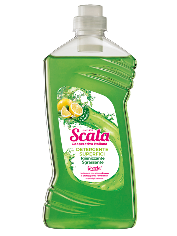 Detersivi Scala Detergente Superfici Igianizzante e sgrassante al Limone
