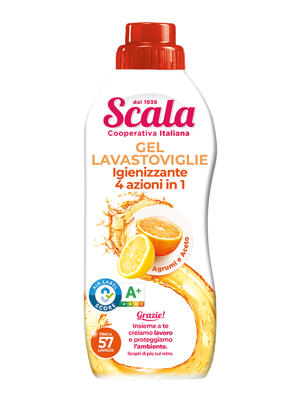 Scala LAVASTOVIGLIE gel Agrumi 750ml SLEEVE