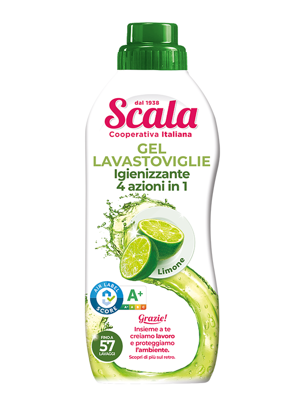 Scala LAVASTOVIGLIE gel Limone 750ml SLEEVE