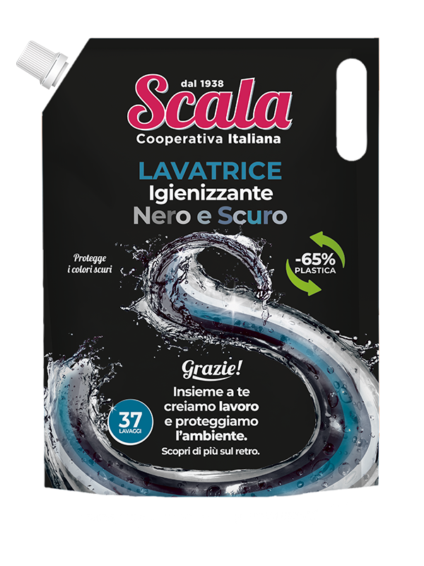 Scala LAVATRICE nero e scuro 2L BUSTA